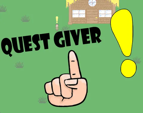 Quest Giver cover art showing the NPC quest-giving interface